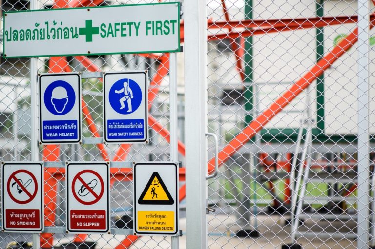 Segnaletica di sicurezza sul lavoro