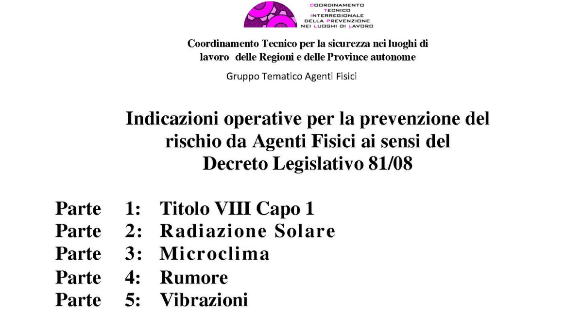 PAF - Indicazioni operative