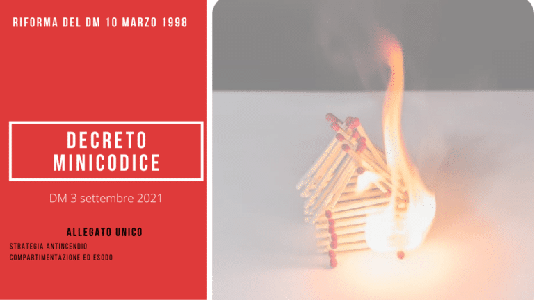 DECRETO MINICODICE - DM 3/9/2021: indicazioni su Compartimentazione ed Esodo