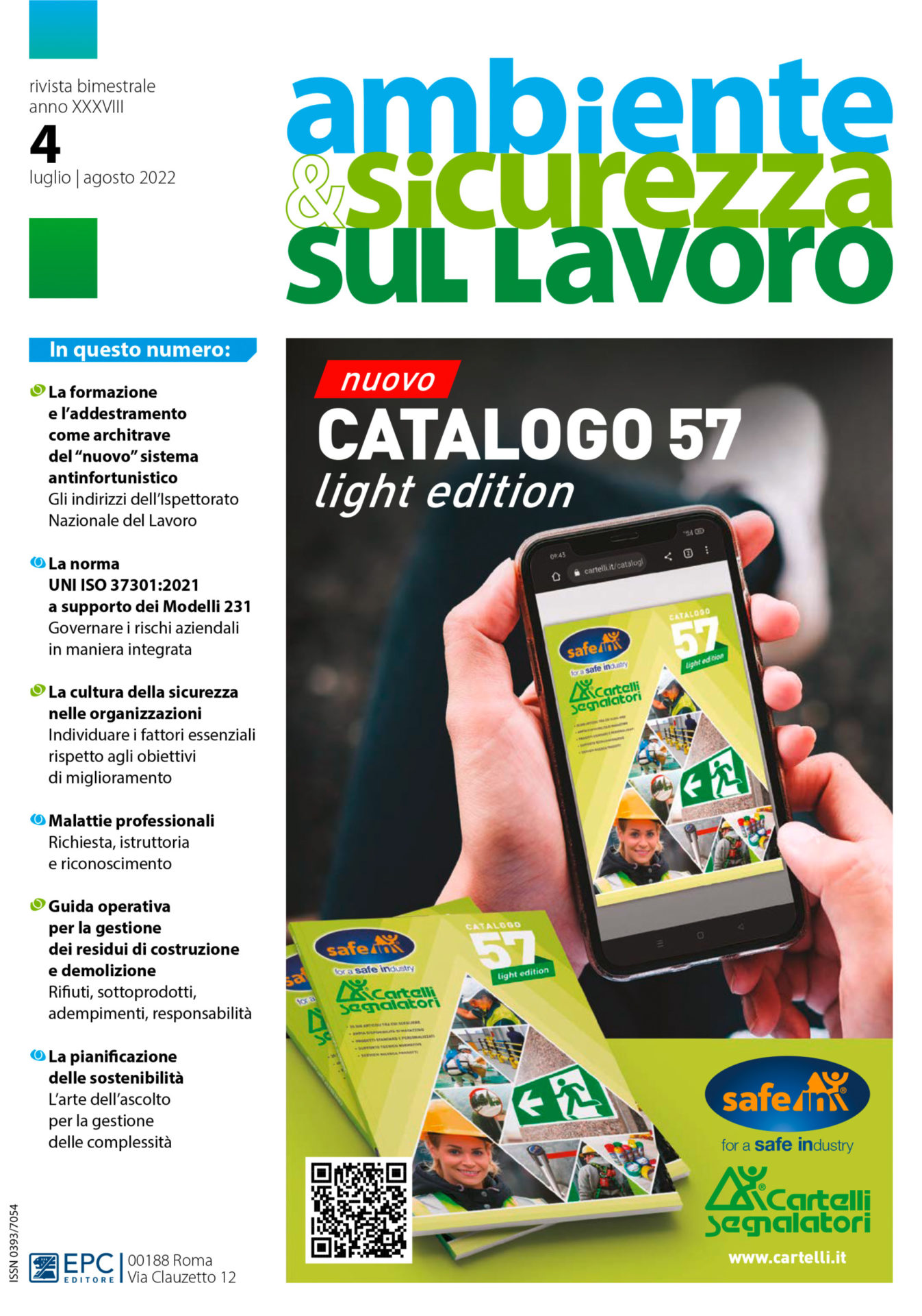 rivista Ambiente&Sicurezza sul Lavoro 4 2022