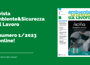 Rivista Ambiente&Sicurezza sul Lavoro 1 2023