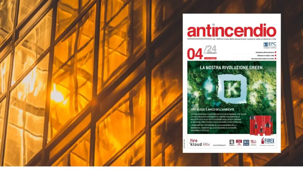 Copertina rivista Antincendio Aprile 2024