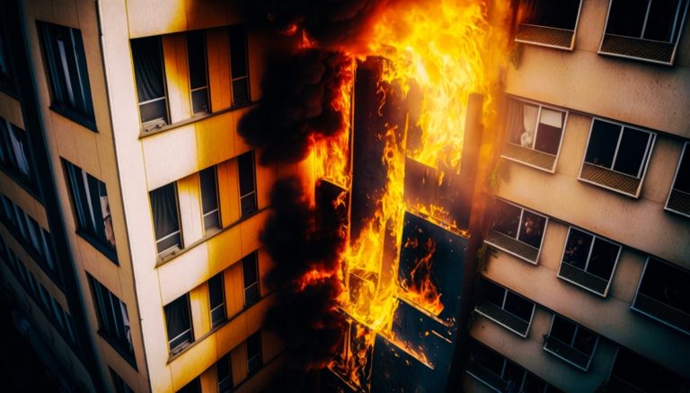 Facciate edifici civili reazione al fuoco