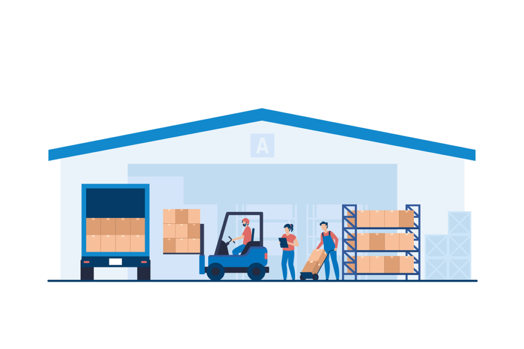 deposito di logistica