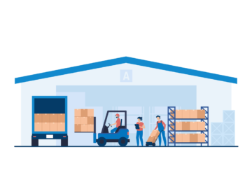 deposito di logistica