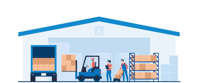 deposito di logistica