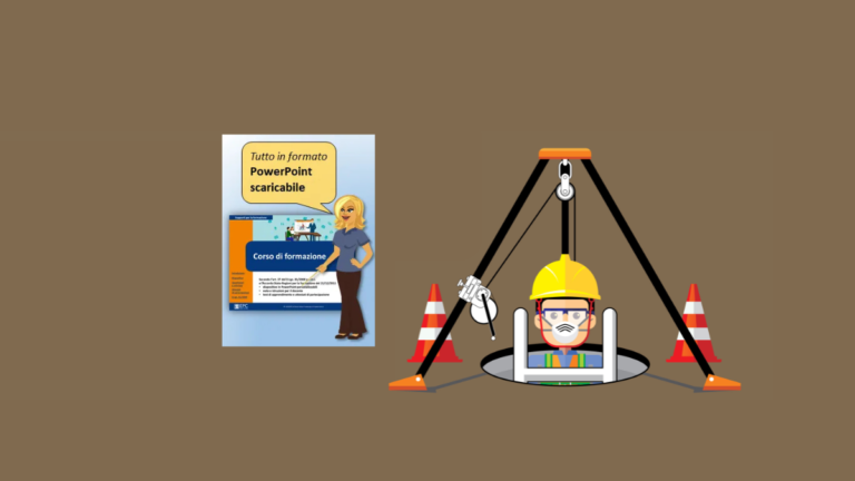 Slide per la formazione per addetti ai lavori in ambienti sospetti di inquinamento e/o confinati