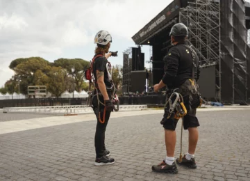 Didadora Utility supporta la Sicurezza sul lavoro per gli operatori del concertone del primo maggio