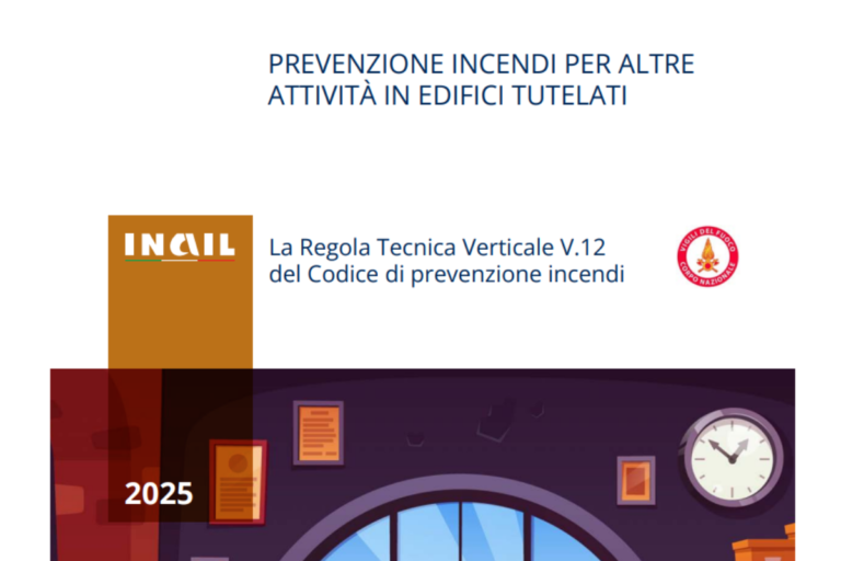 Prevenzione incendi per altre attività in edifici tutelati: la nuova Guida INAIL