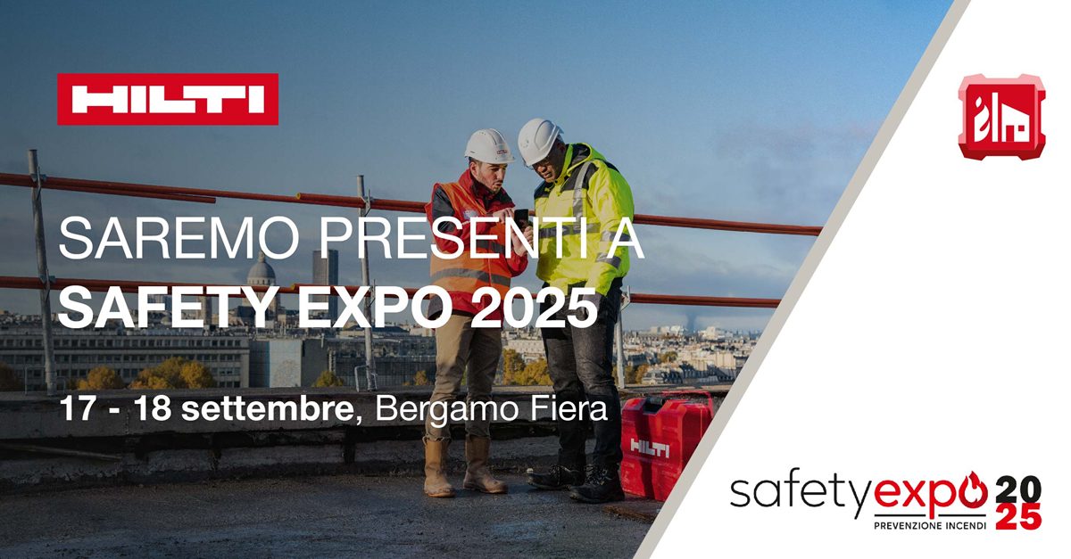Il know-how di Hilti su fire safety al Safety Expo 2025