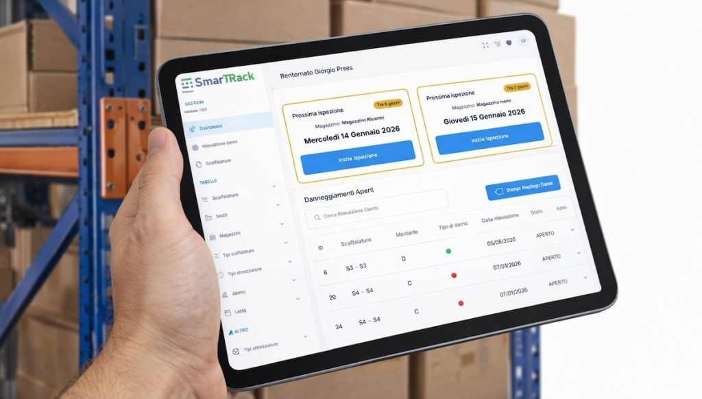 SmarTRack: la gestione digitale delle scaffalature