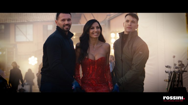 Elisabetta Gregoraci indossa il giubbino Flexpack Rossini 1969 - Campagna TV 2026