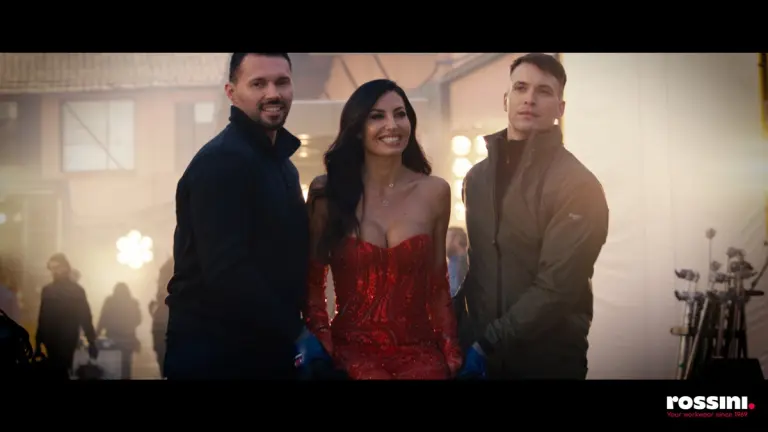 Elisabetta Gregoraci indossa il giubbino Flexpack Rossini 1969 - Campagna TV 2026